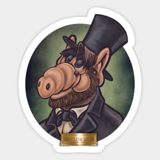 Alf Lincoln Sticker